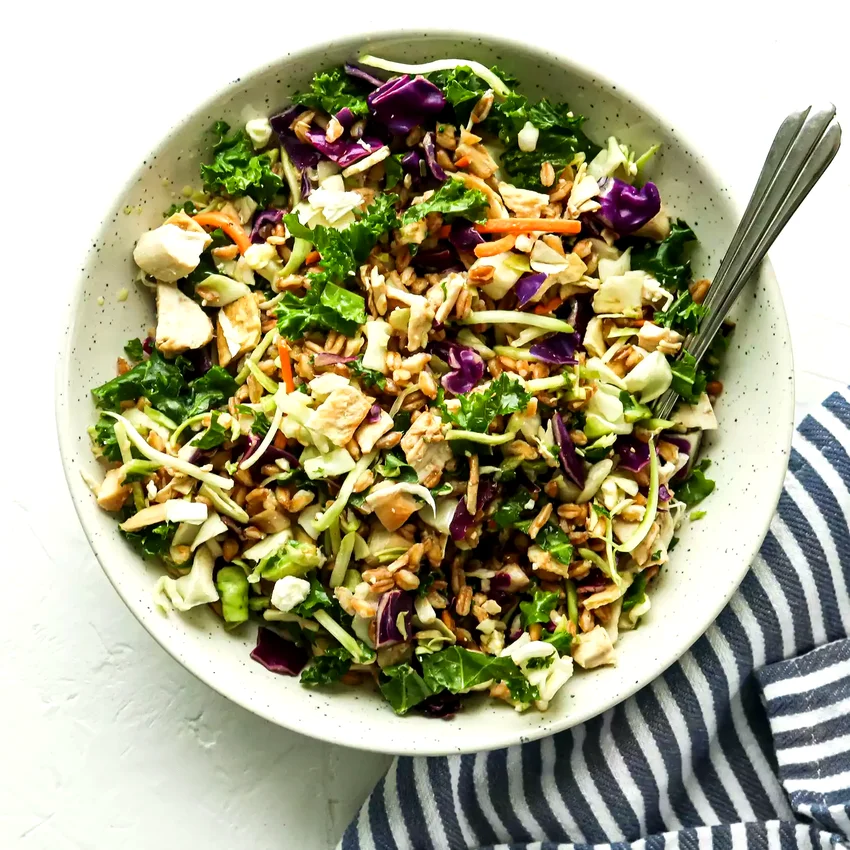 3-Ingredient Farro Bowl with Rotisserie Chicken