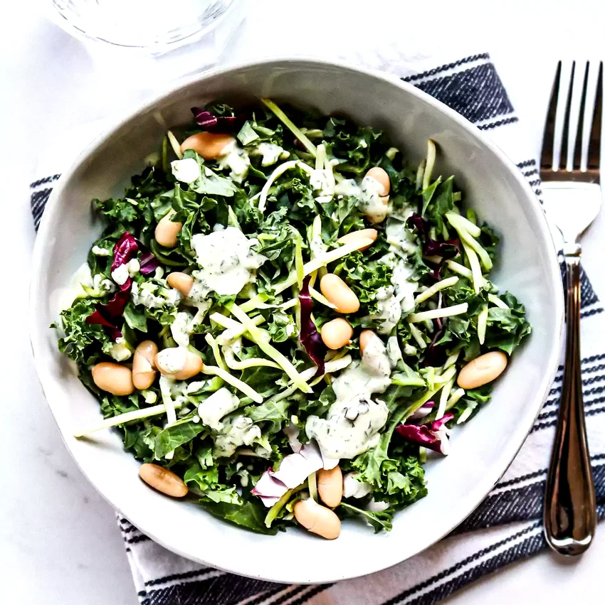 3-Ingredient Green Goddess White Bean Salad