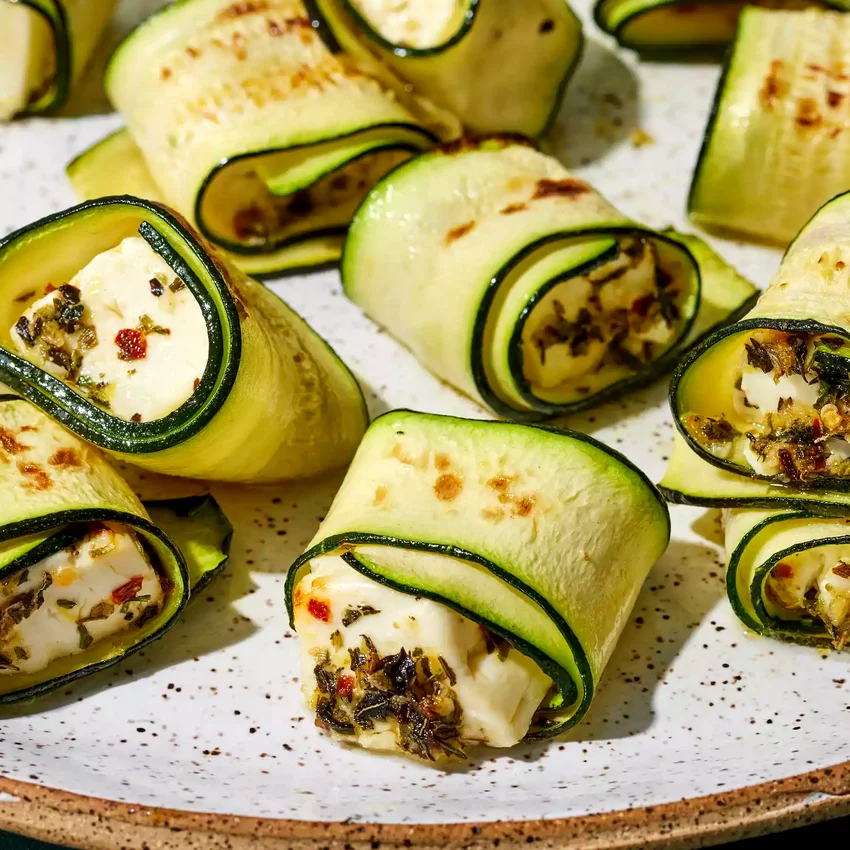 5-Ingredient Zucchini-Feta Roll-Ups