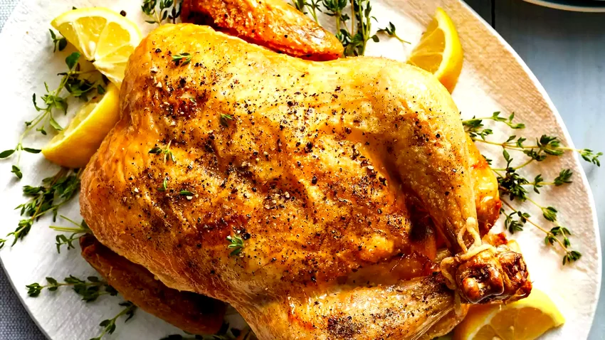 Air-Fryer Rotisserie Chicken