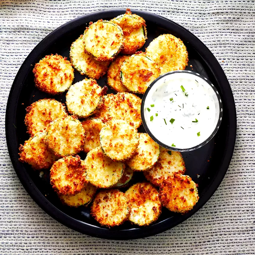 Air-Fryer Zucchini Chips