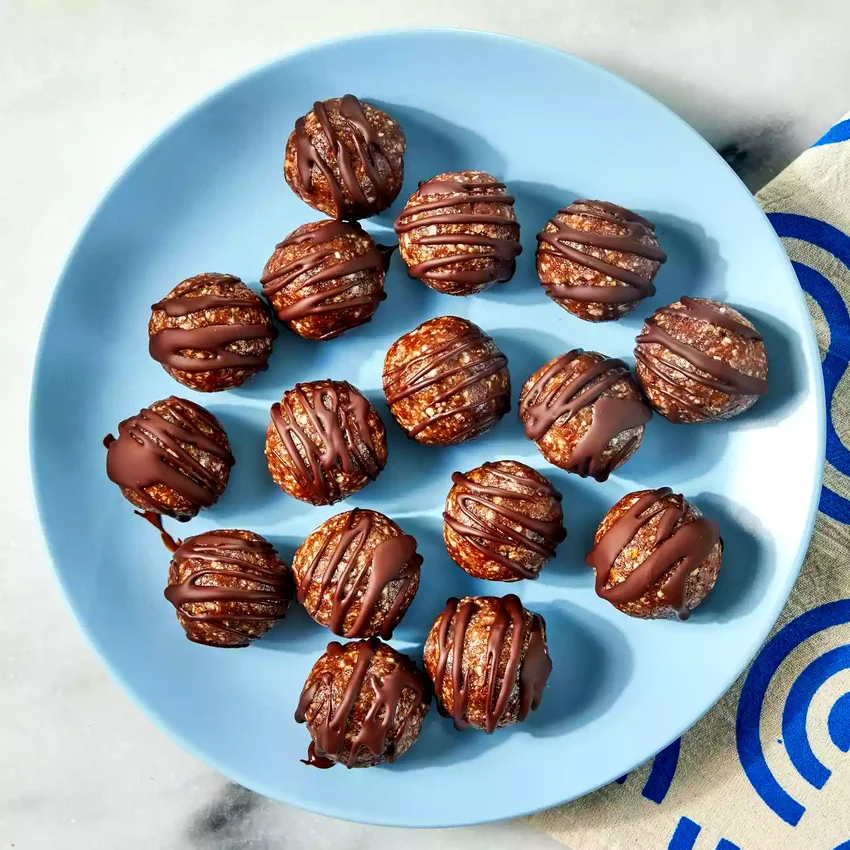 Almond Joy–Inspired Energy Balls