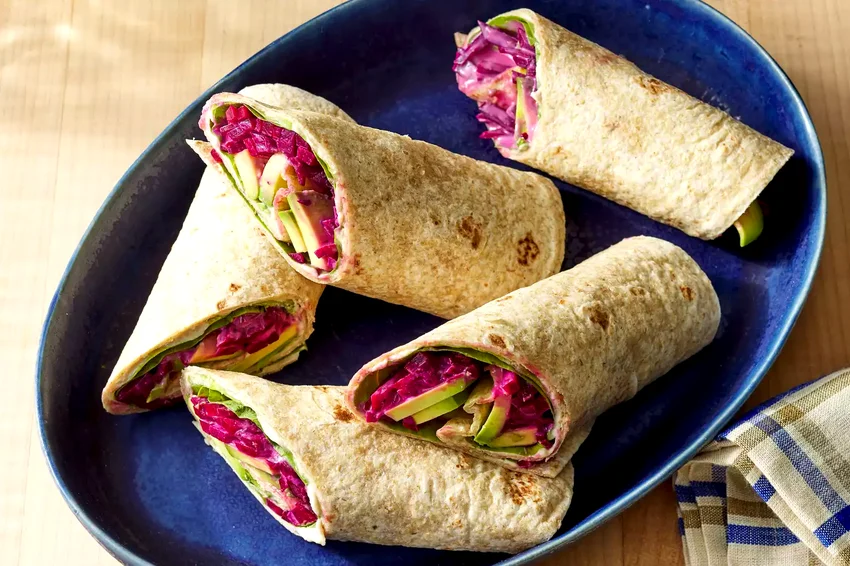 Anti-Inflammatory Beet & Avocado Wrap