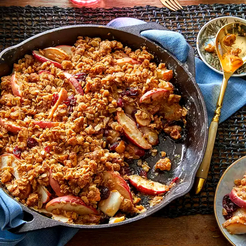 Apple Crisp with Cranberries