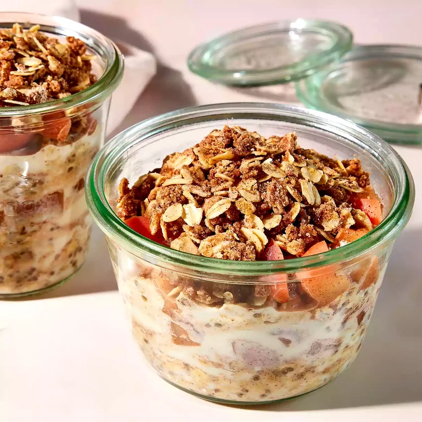 Apple Crumble Overnight Oats