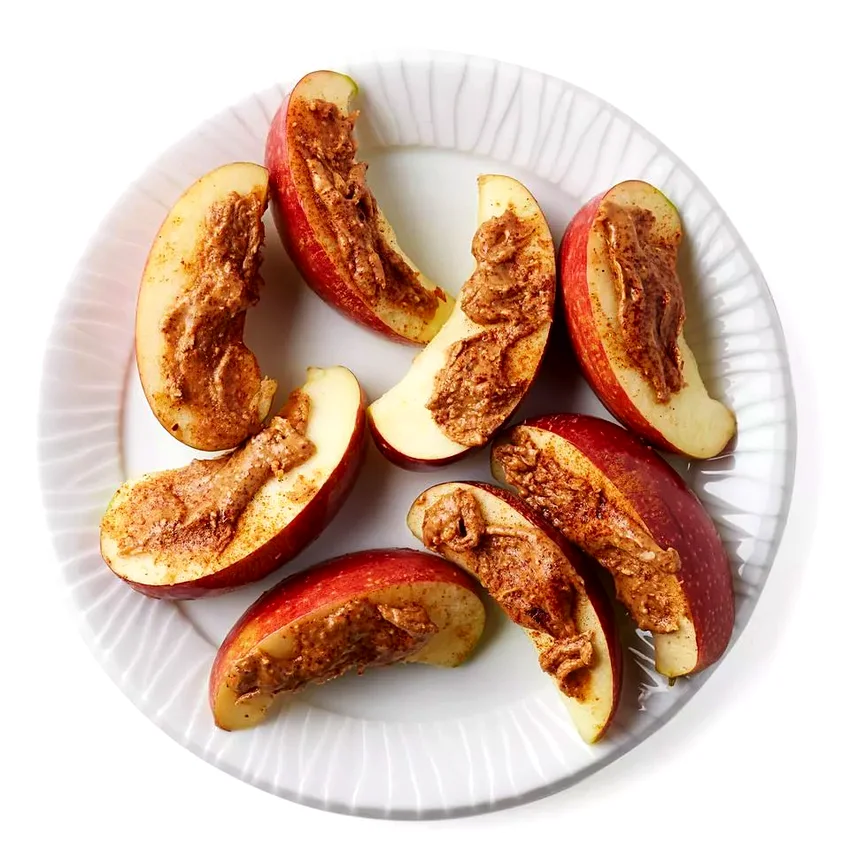 Apple with Cinnamon Almond Butter