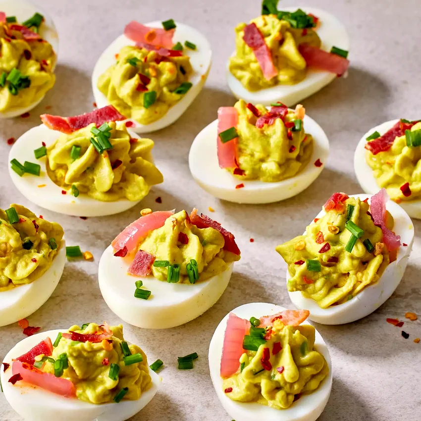 Avocado Deviled Eggs