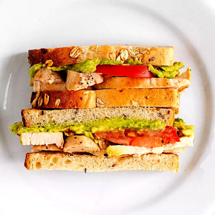 Avocado, Tomato & Chicken Sandwich