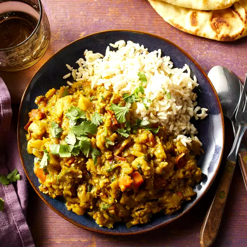 Baingan Bharta (Punjabi Spicy Roasted Eggplant)