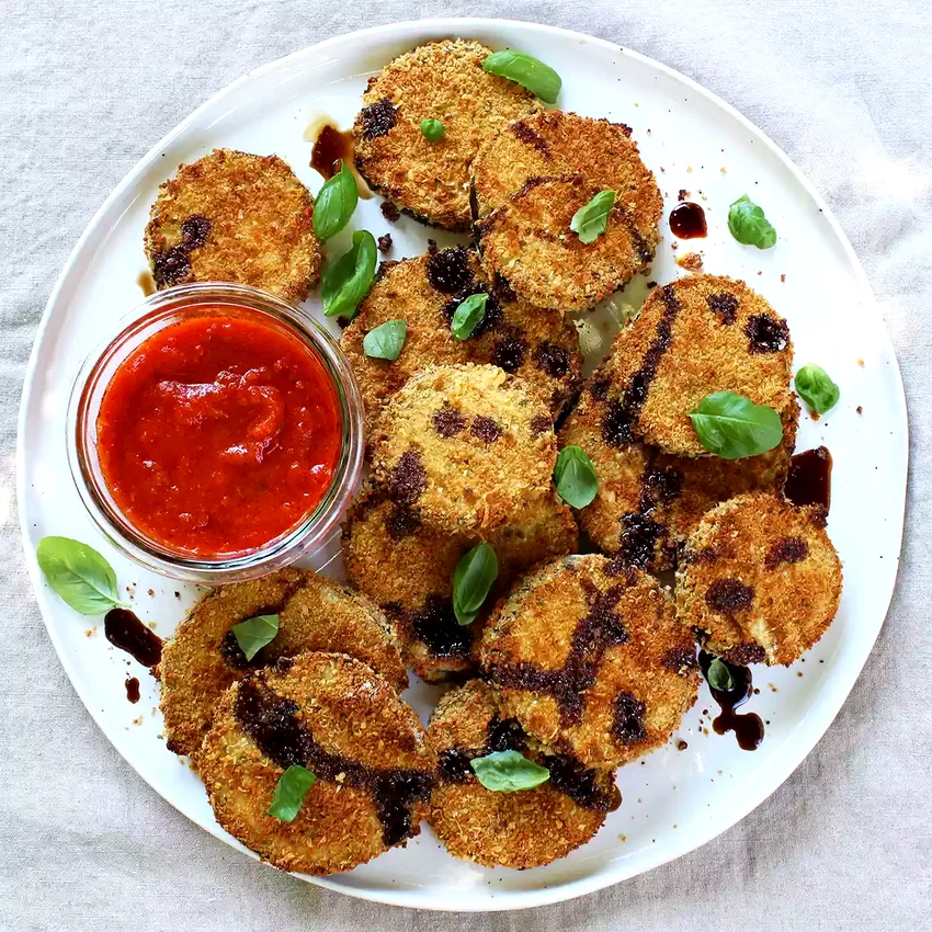 Baked Breaded Eggplant