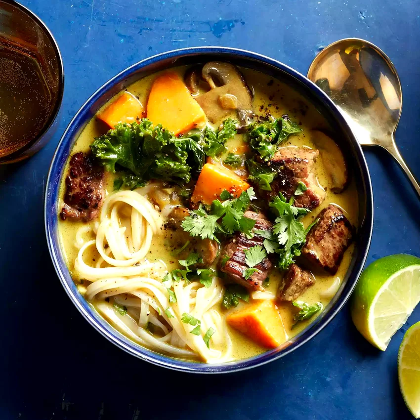 Beef & Sweet Potato Coconut Curry