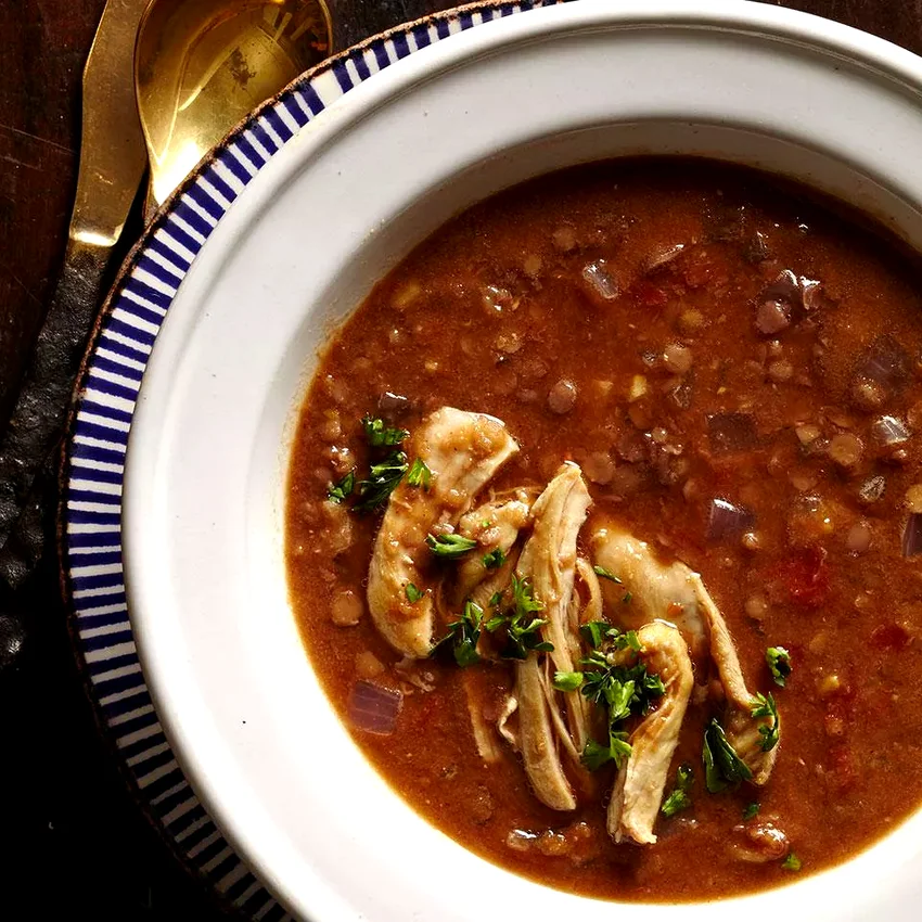 Berbere-Spiced Chicken & Lentil Stew