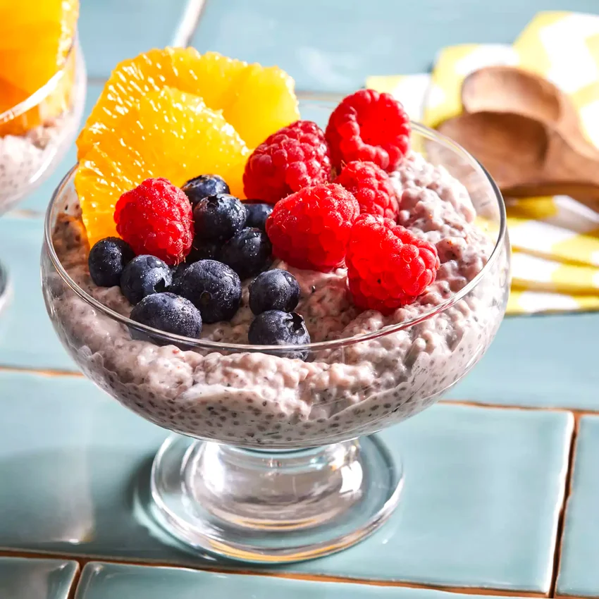 Berry-Orange Chia Pudding