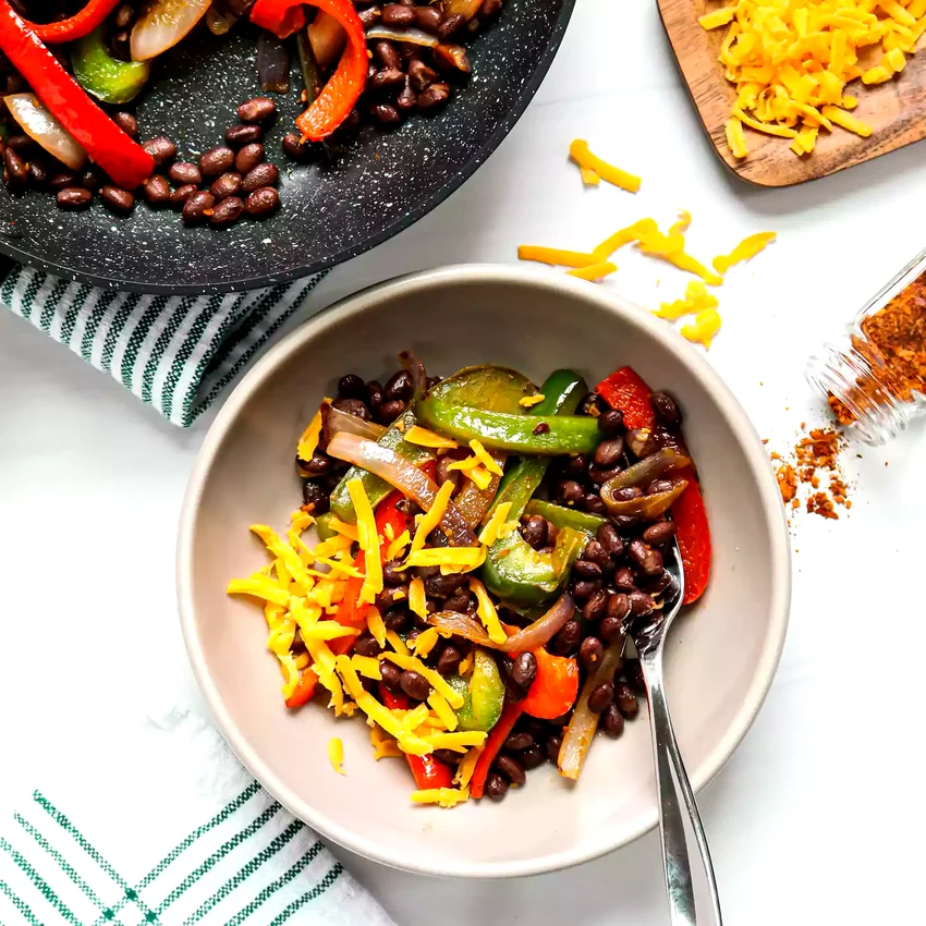 Black Bean Fajita Skillet