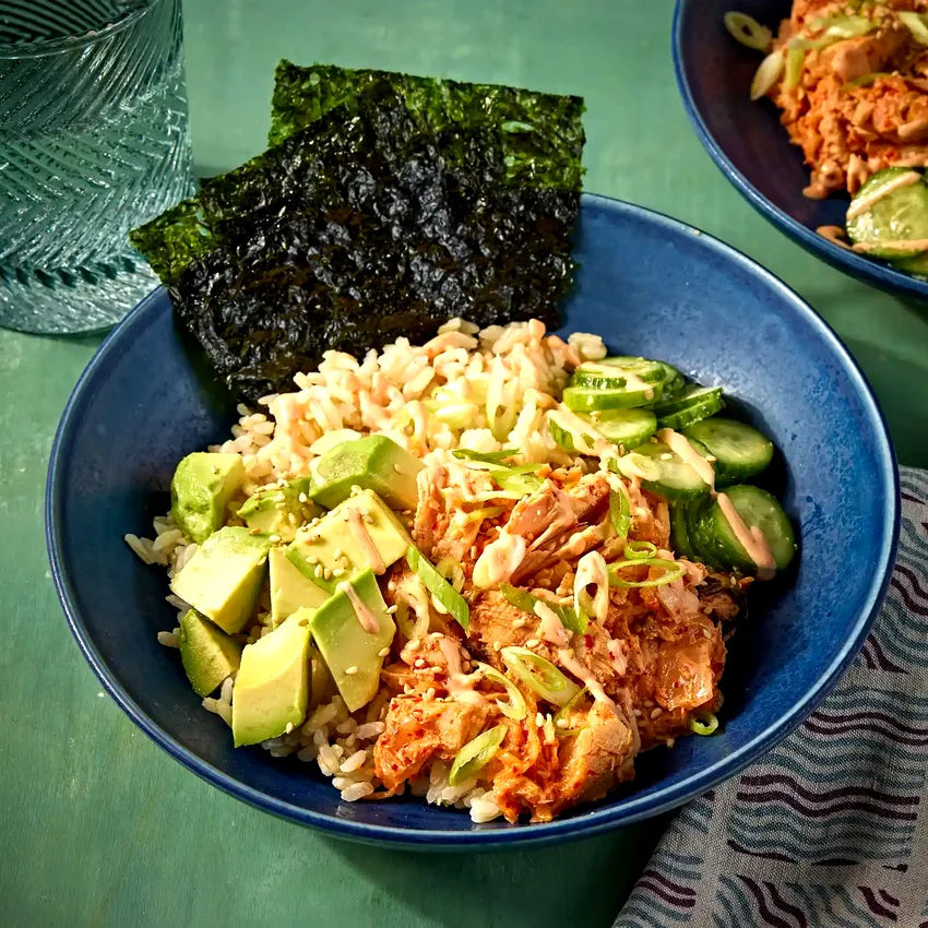 Canned Tuna Rice Bowl