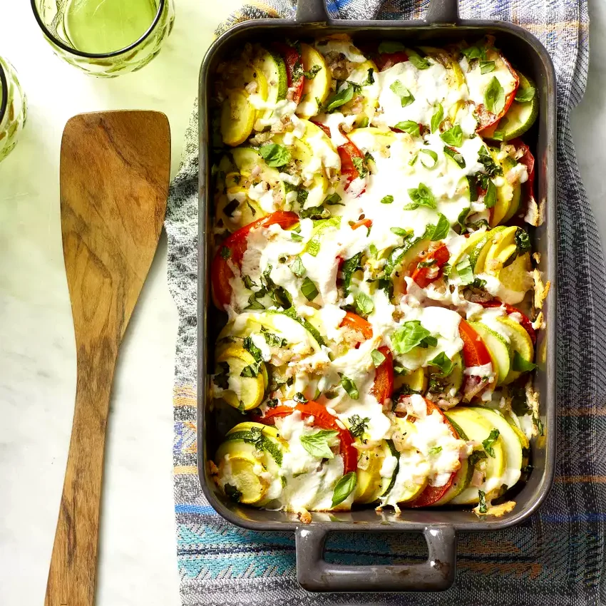 Caprese Zucchini Casserole