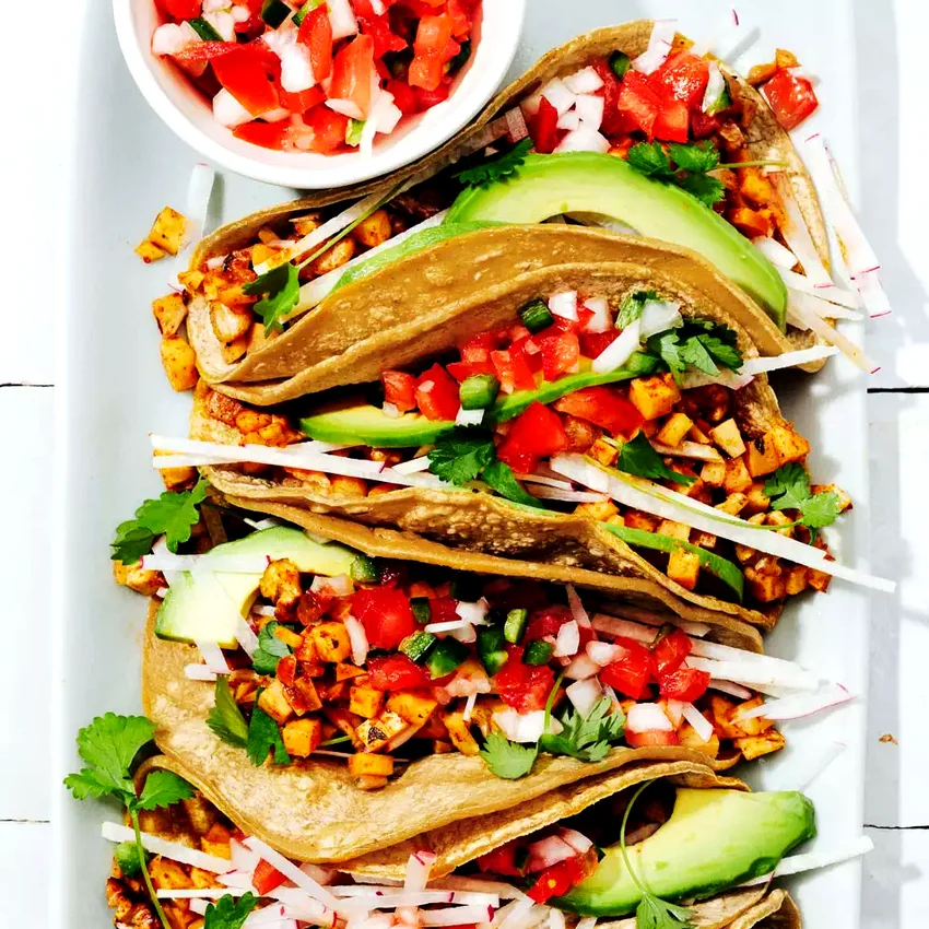 Celeriac & Walnut Tacos