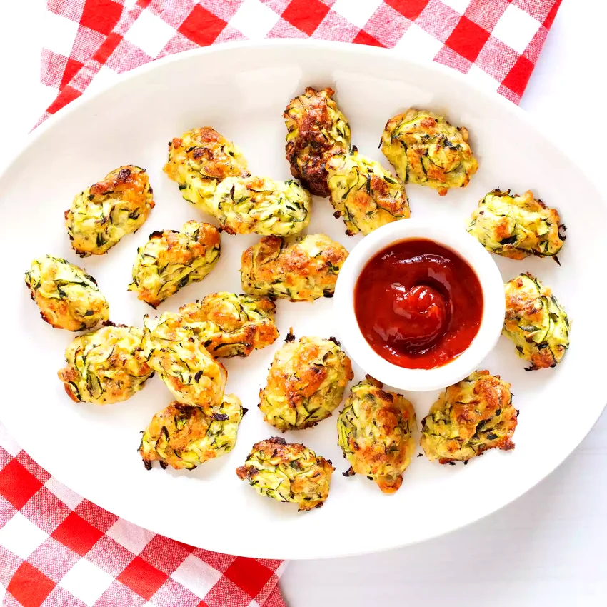 Cheesy Zucchini Tots