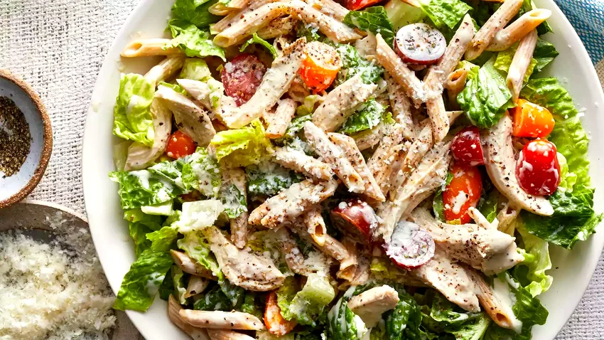 Chicken Caesar Pasta Salad