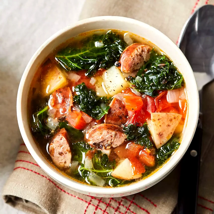 Chicken-Sausage & Kale Stew