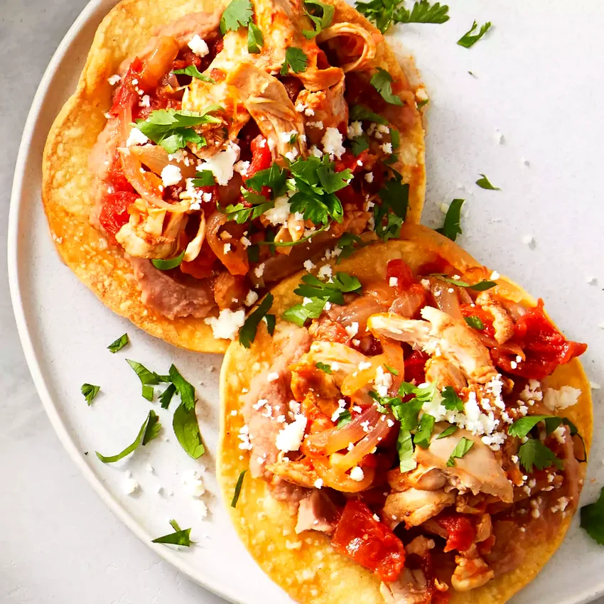 Chicken Tinga Tostadas