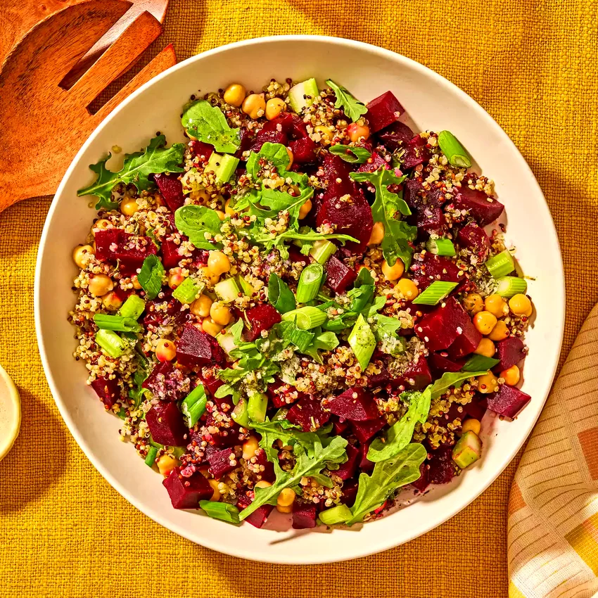 Chickpea, Beet & Quinoa Salad