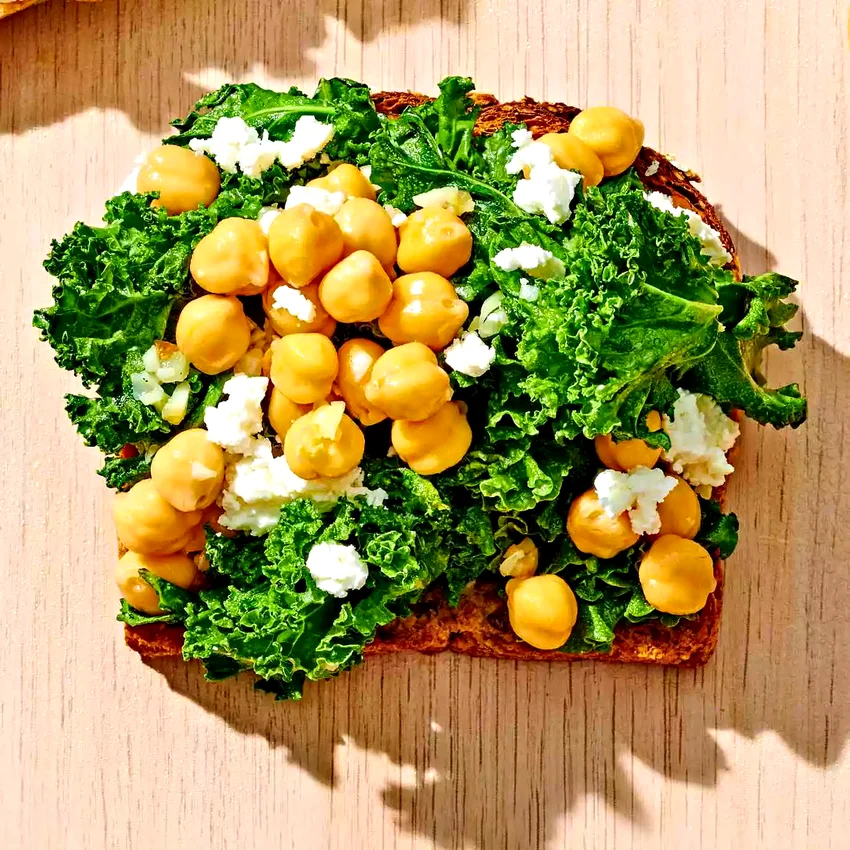 Chickpea & Kale Toast
