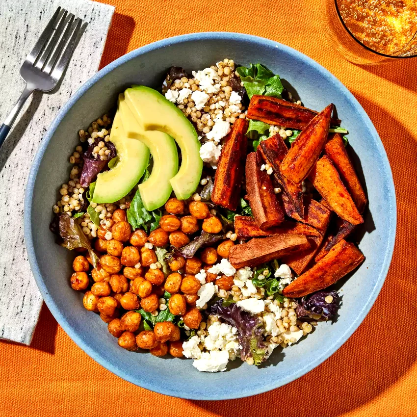 Chickpea & Sweet Potato Grain Bowls