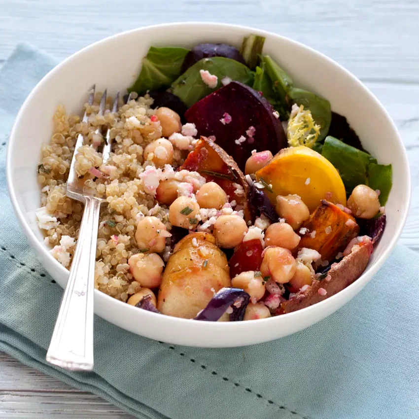 Chickpea & Veggie Grain Bowl