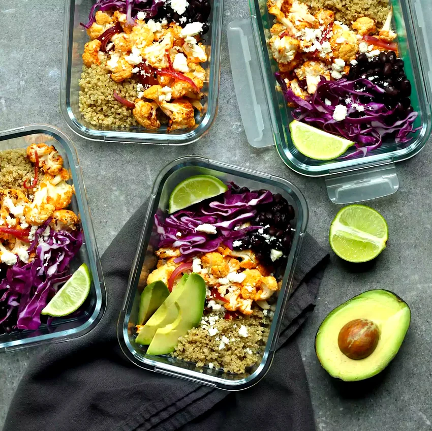 Chipotle-Lime Cauliflower Taco Bowls