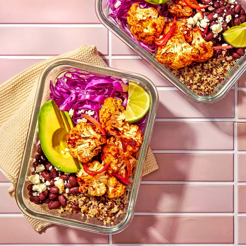 Chipotle-Lime Cauliflower Taco Bowls