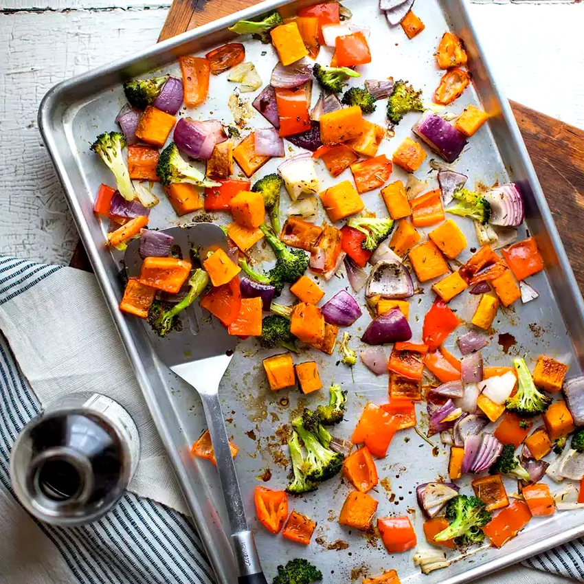 Colorful Roasted Sheet-Pan Vegetables