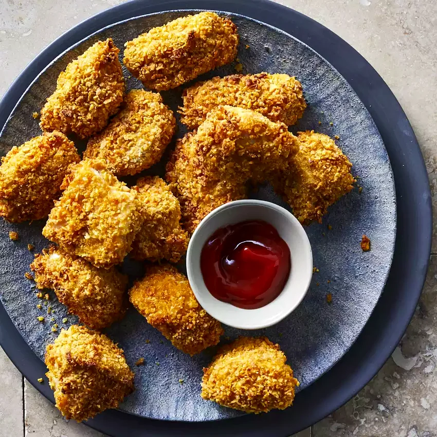 Cornflake Air-Fryer Chicken Nuggets