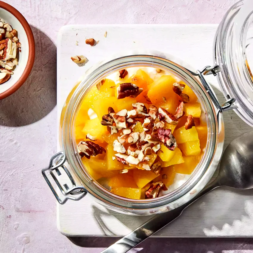 Cottage Cheese Snack Jar with Fruit