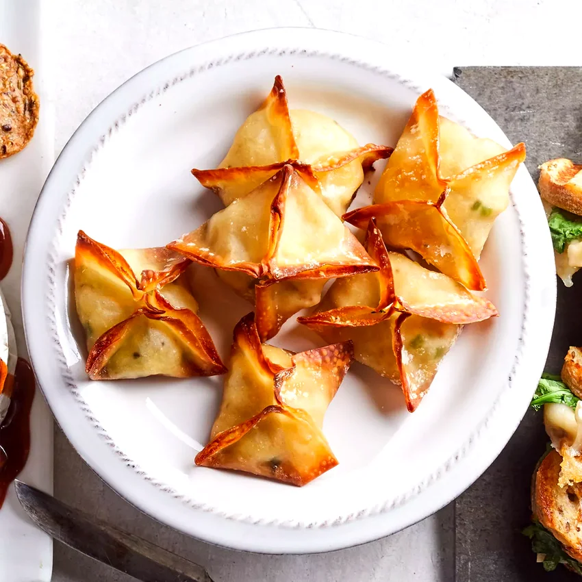Crab Wontons with Brie