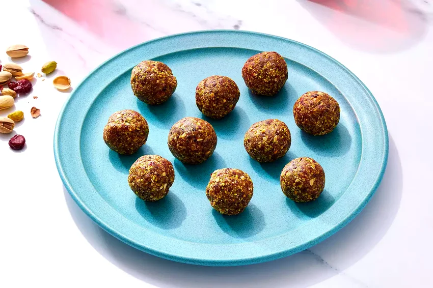 Cranberry-Pistachio Energy Balls