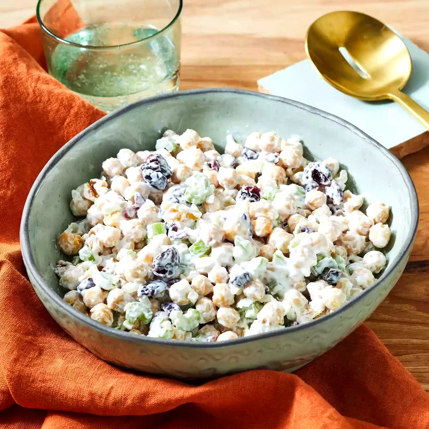 Cranberry-Walnut Chickpea Salad
