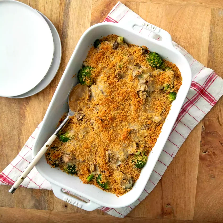 Creamy Broccoli & Mushroom Casserole