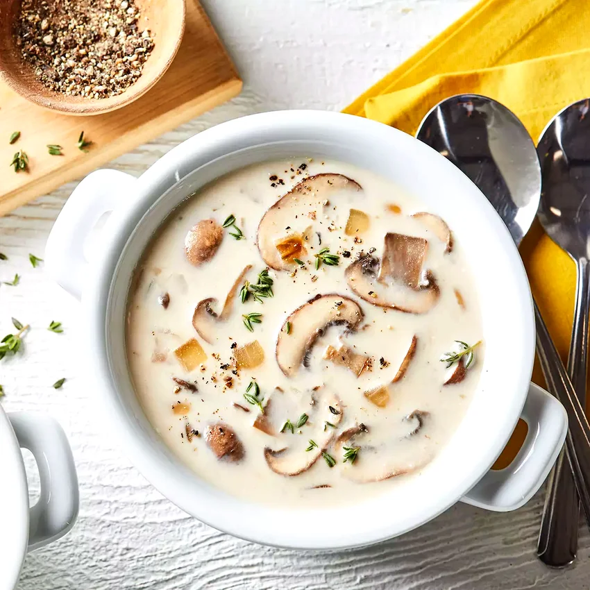 Creamy Cremini Mushroom Soup