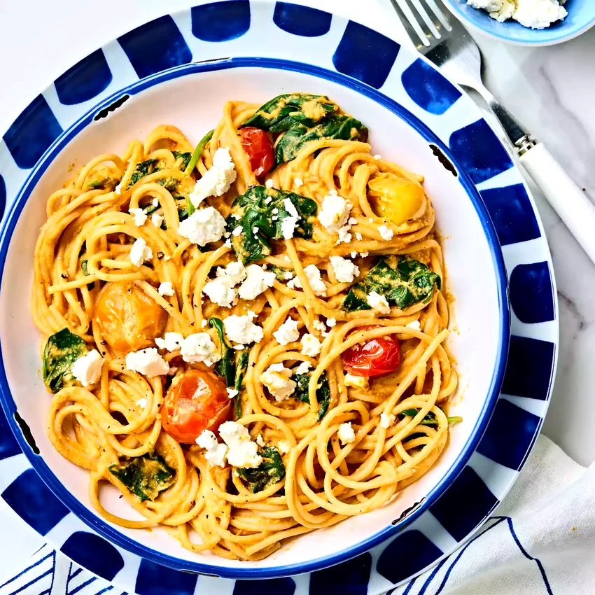 Creamy Feta & Tomato Pasta