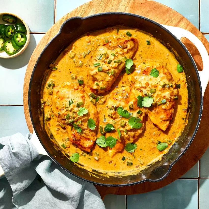 Creamy Jalapeño Skillet Chicken