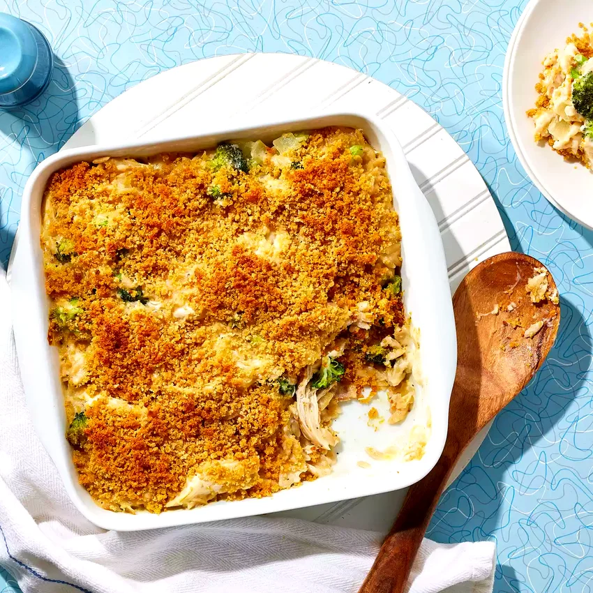 Creamy Lemon-Parmesan Chicken Casserole