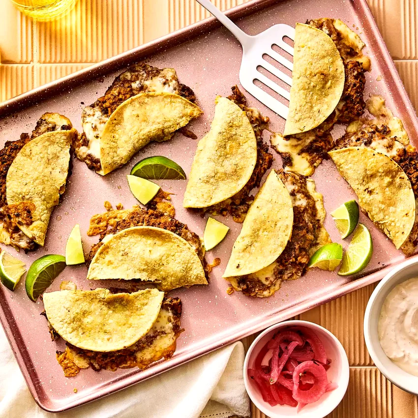 Crispy Sheet-Pan Black Bean Tacos