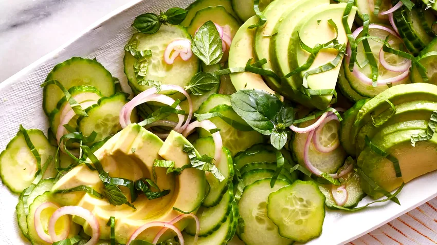 Cucumber & Avocado Salad