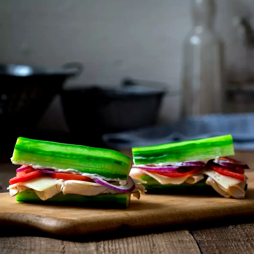 Cucumber Turkey Sub Sandwich