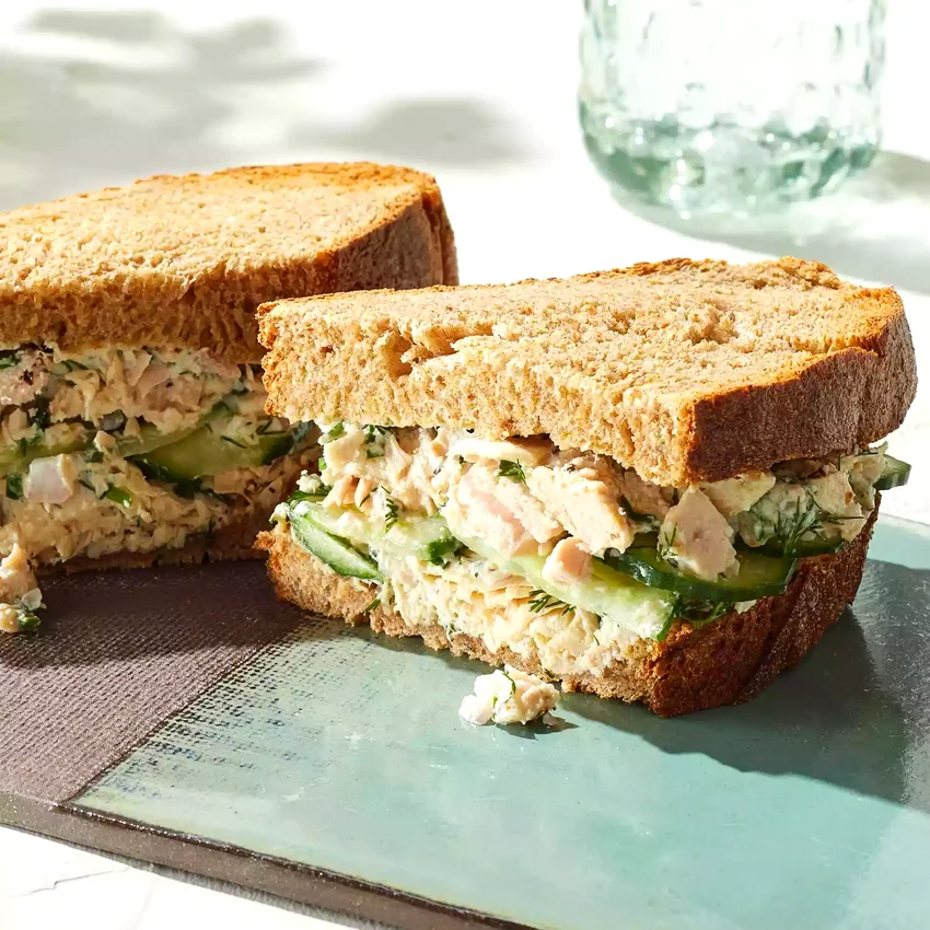 Cucumber–Tuna Salad Sandwich