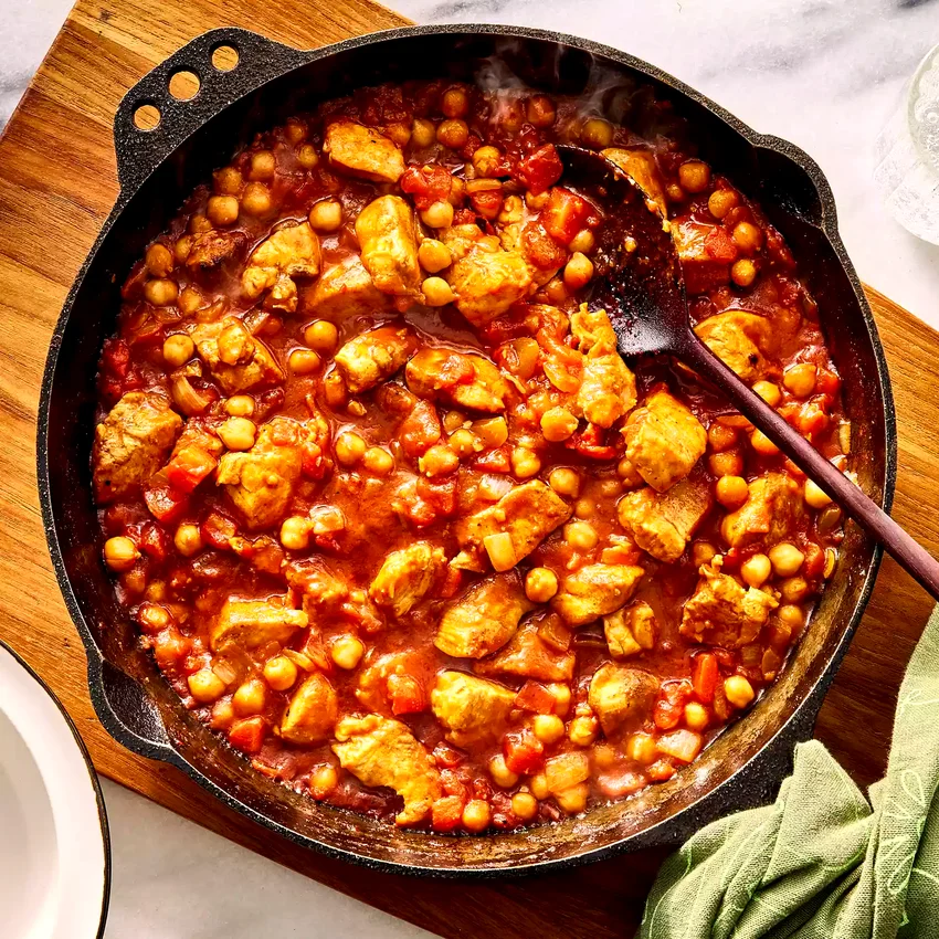 Cumin Chicken & Chickpea Skillet