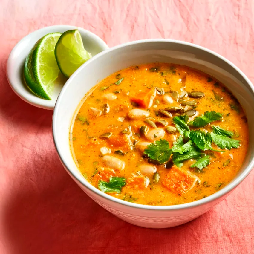 Curried Sweet Potato & Peanut Soup