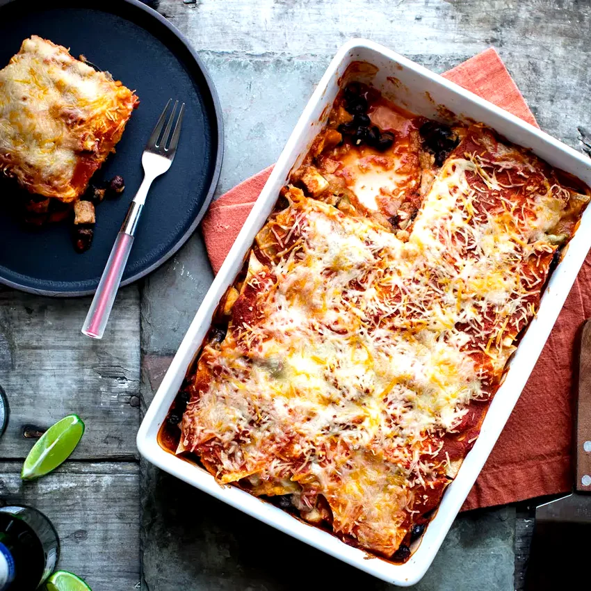Easy Chicken Enchilada Casserole