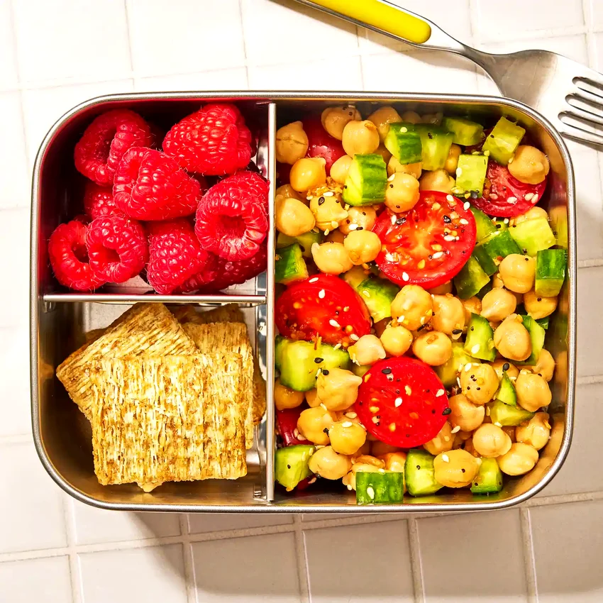 Easy Chickpea Salad Lunch Box